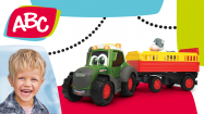 Bauernhoftraktor mit Tieranhänger für Kleinkinder von ABC