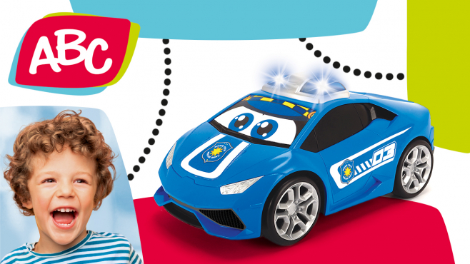 Ferngesteuertes Polizeiauto "Paul" für Kleinkinder von ABC