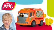 Motorisiertes Müllfahrzeug "Manni" von ABC