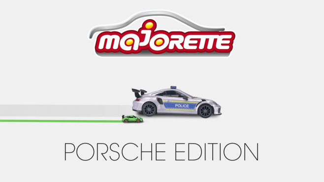 Majorette Porsche 911 GT3 RS Carry Case Police