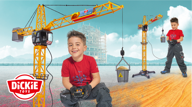 Dickie Toys x Motorisierter Riesenkran