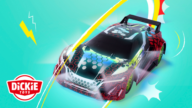 GO CRAZY! Ferngesteuerter Sportwagen von Dickie Toys