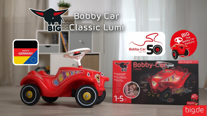 BIG Kinderfahrzeug-Anhänger »BIG-Bobby-Car-Trailer«, Made in