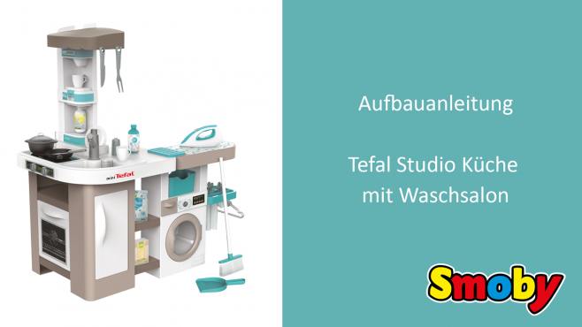 Smoby Tefal Studio Küche mit Waschsalon