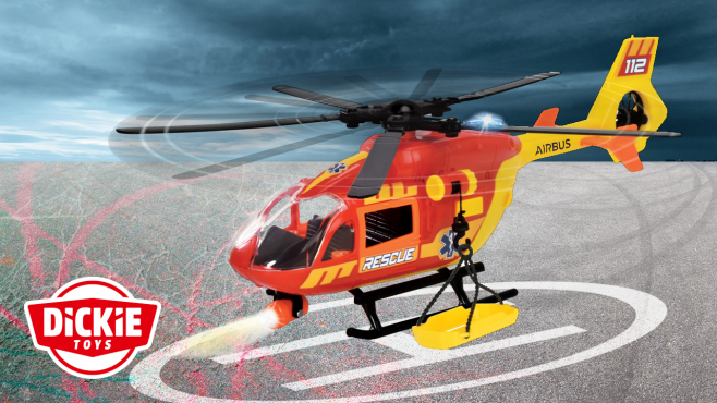 Dickie Toys x Rettungshelikopter mit Licht & Sound
