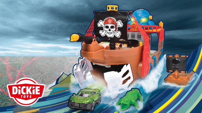 Dickie Toys x Schwimmfähiges Piratenschiff