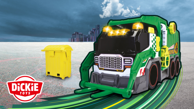 Dickie Toys x Müllauto mit Licht & Sound