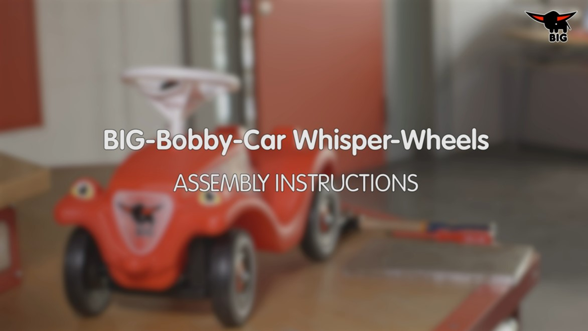 BIG Bobby Car Flüsterreifen Reifen Räder leise laufleise Zubehör Flüsterräder 