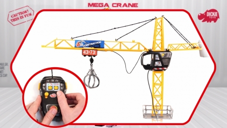 XL Crane - Grue télécommandée - Tower de grue avec télécommande